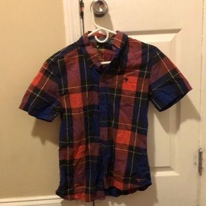 American Eagle Short Sleeve Button Down